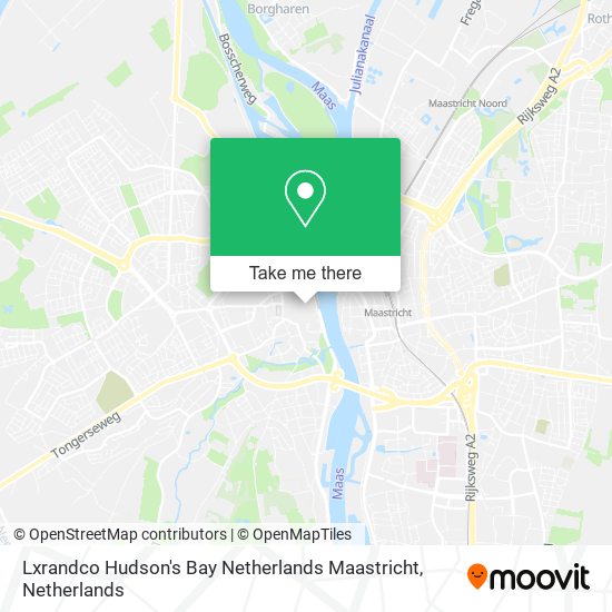 Lxrandco Hudson's Bay Netherlands Maastricht map