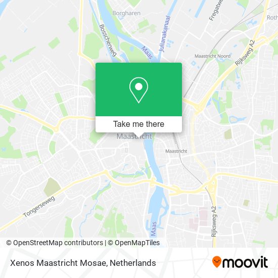 Xenos Maastricht Mosae map