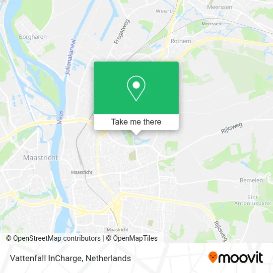 Vattenfall InCharge map