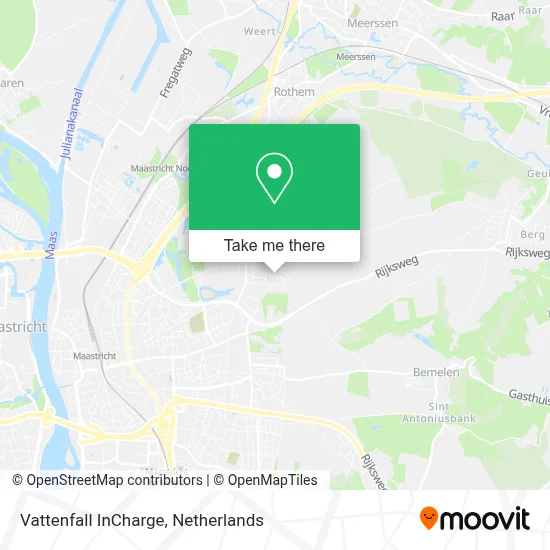 Vattenfall InCharge map