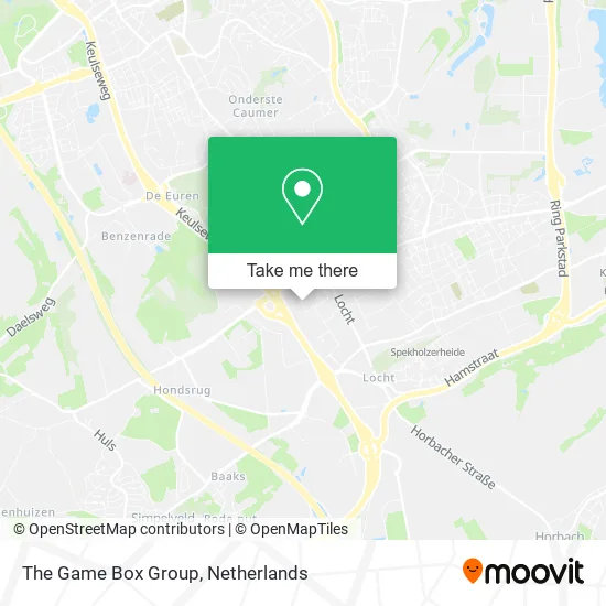 The Game Box Group map