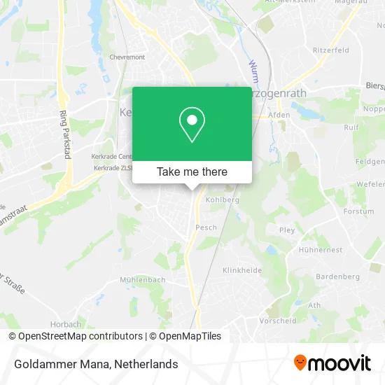 Goldammer Mana map
