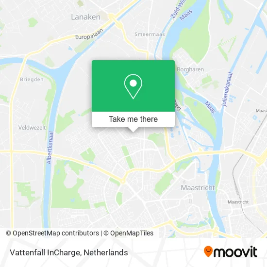 Vattenfall InCharge map