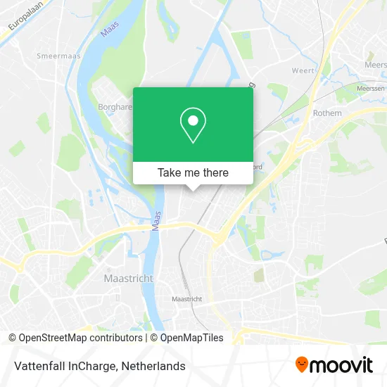 Vattenfall InCharge map
