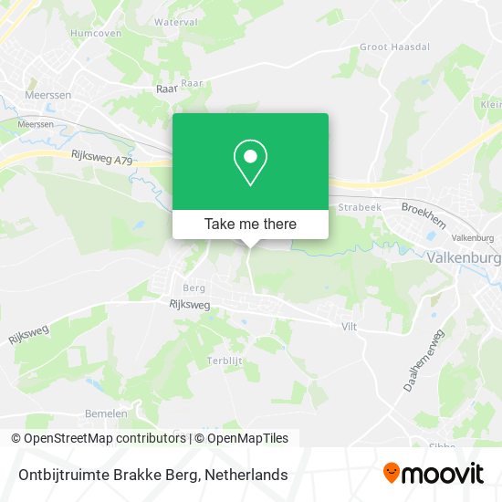 Ontbijtruimte Brakke Berg map