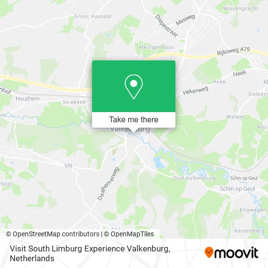 Visit South Limburg Experience Valkenburg map
