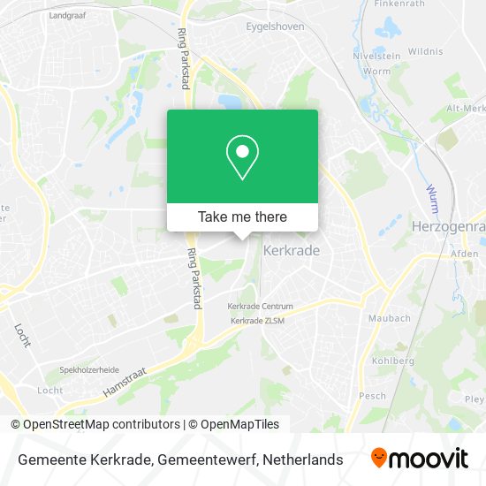 Gemeente Kerkrade, Gemeentewerf map