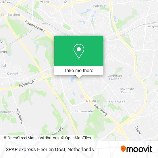 SPAR express Heerlen Oost map