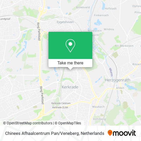 Chinees Afhaalcentrum Pan / Veneberg map