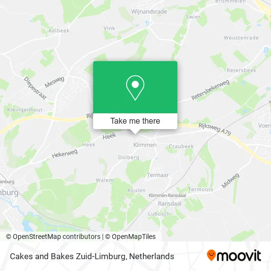 Cakes and Bakes Zuid-Limburg map