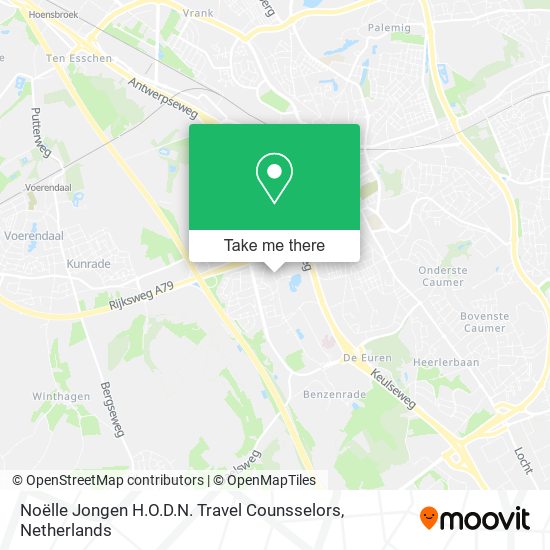 Noëlle Jongen H.O.D.N. Travel Counsselors map