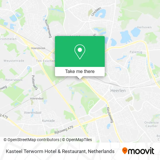 Kasteel Terworm Hotel & Restaurant map