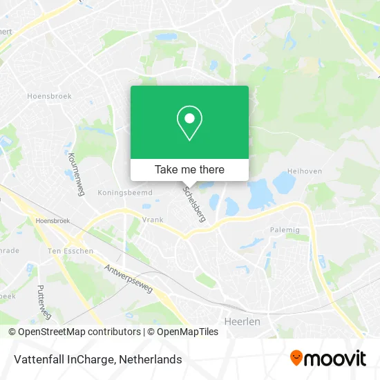 Vattenfall InCharge map