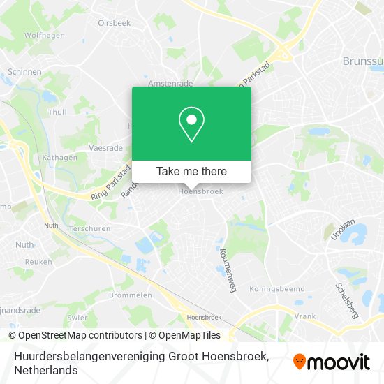 Huurdersbelangenvereniging Groot Hoensbroek map