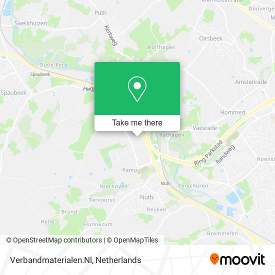 Verbandmaterialen.Nl map