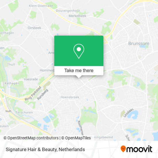 Signature Hair & Beauty map