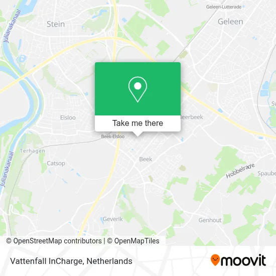 Vattenfall InCharge map