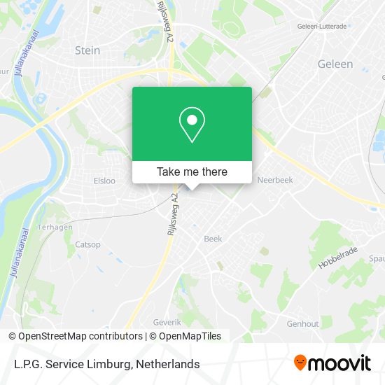 L.P.G. Service Limburg map