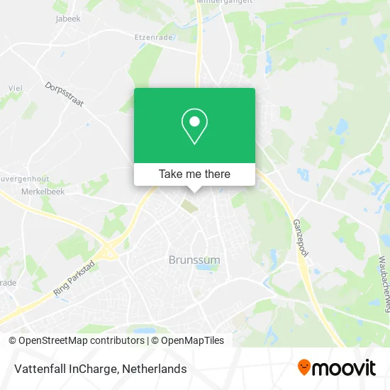 Vattenfall InCharge map