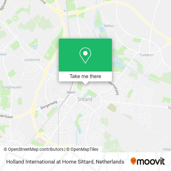 Holland International at Home Sittard map