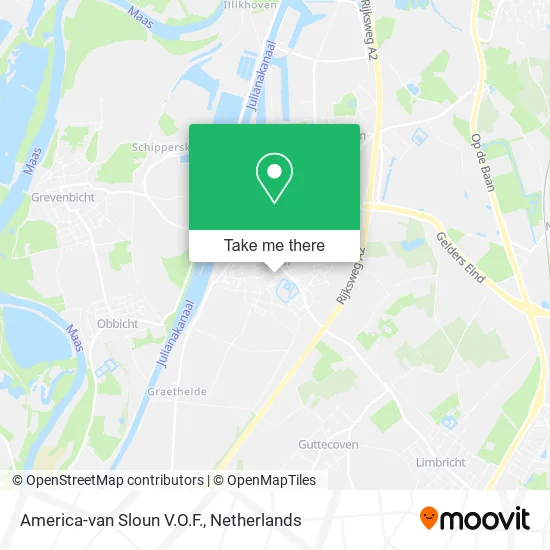 America-van Sloun V.O.F. map