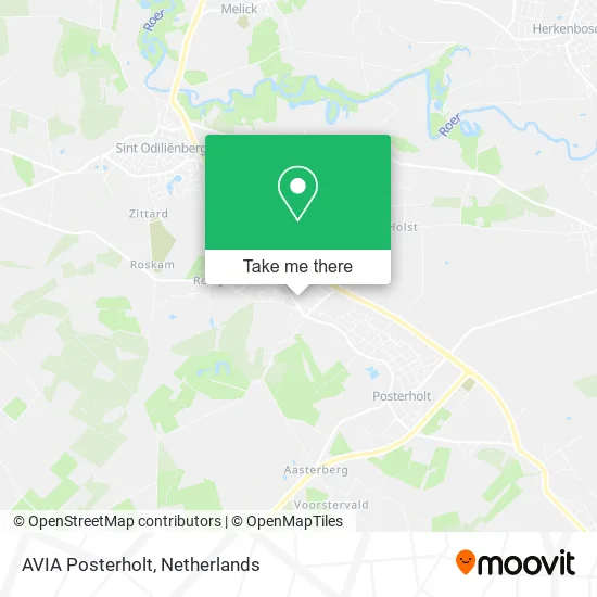 AVIA Posterholt map