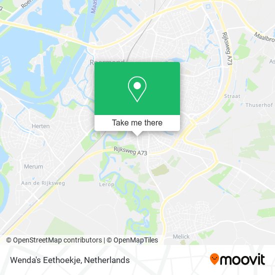 Wenda's Eethoekje map