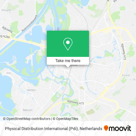 Physical Distribution International (Pdi) map