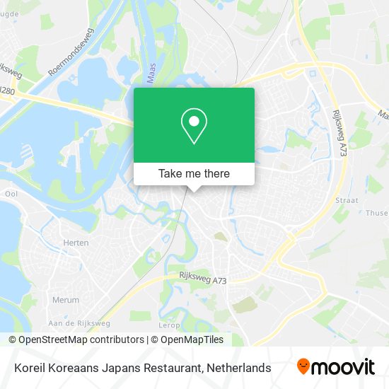 Koreil Koreaans Japans Restaurant map