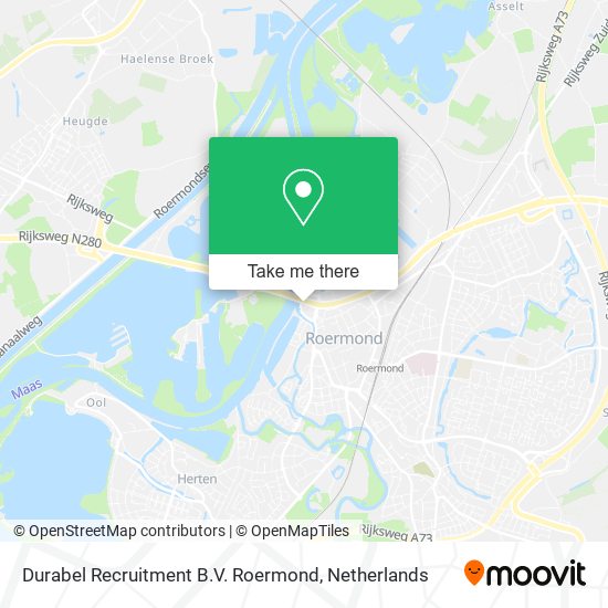 Durabel Recruitment B.V. Roermond map