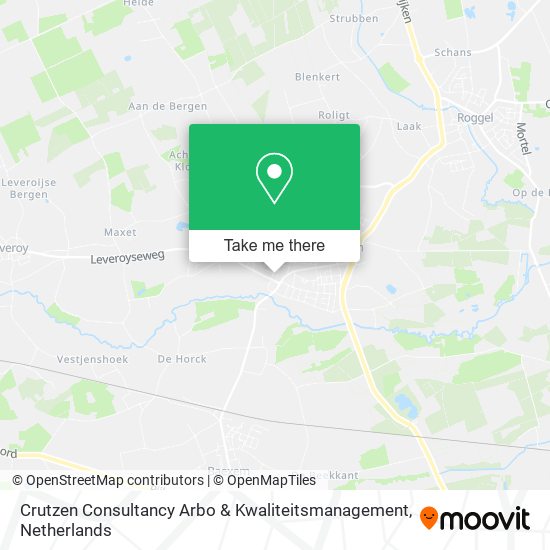 Crutzen Consultancy Arbo & Kwaliteitsmanagement map