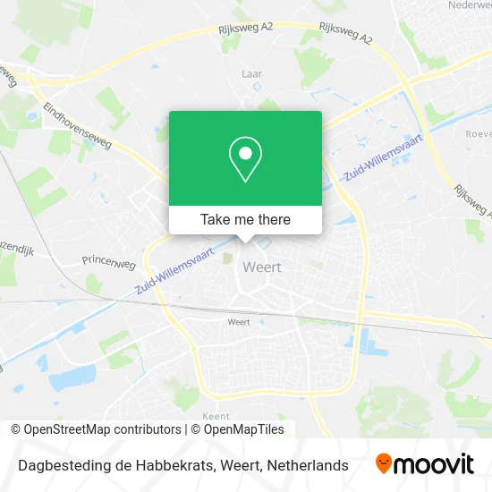 Dagbesteding de Habbekrats, Weert map