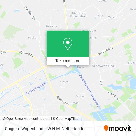 Cuijpers Wapenhandel W H M map