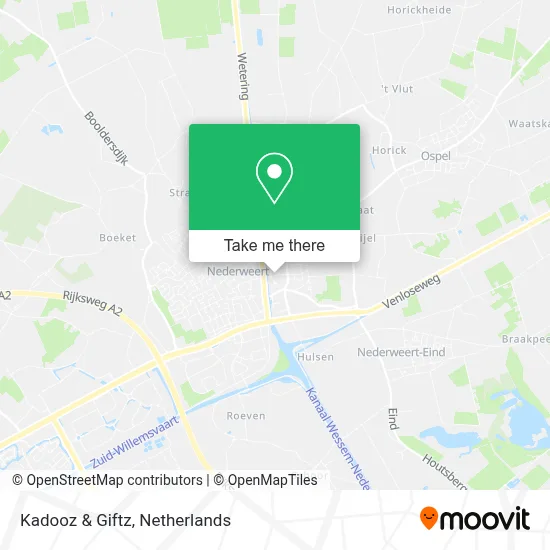 Kadooz & Giftz map