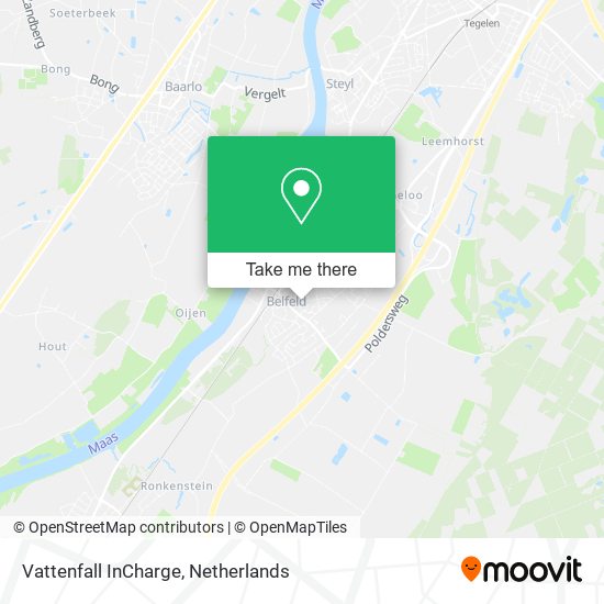 Vattenfall InCharge map