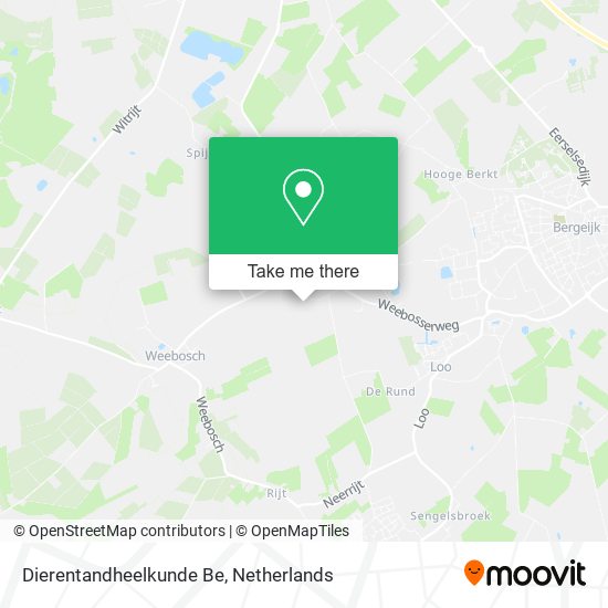 Dierentandheelkunde Be map