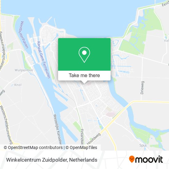 Winkelcentrum Zuidpolder map