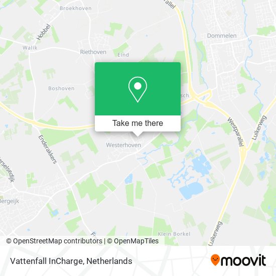 Vattenfall InCharge map
