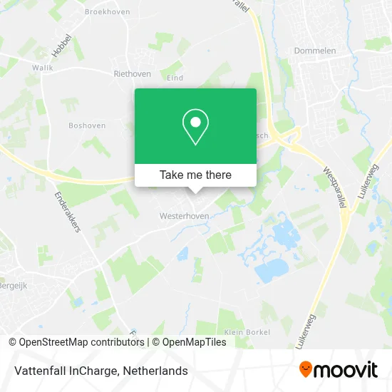 Vattenfall InCharge map