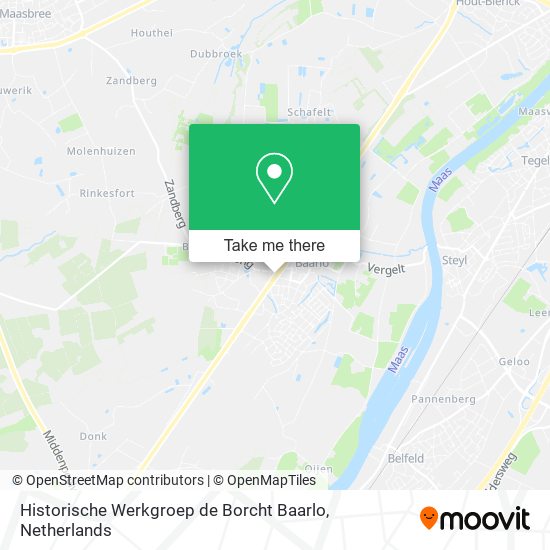 Historische Werkgroep de Borcht Baarlo map