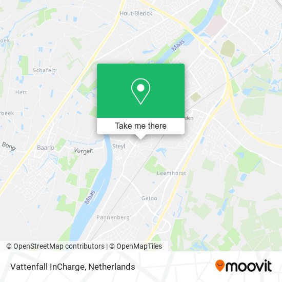 Vattenfall InCharge map