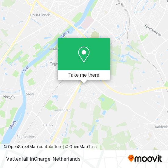 Vattenfall InCharge map