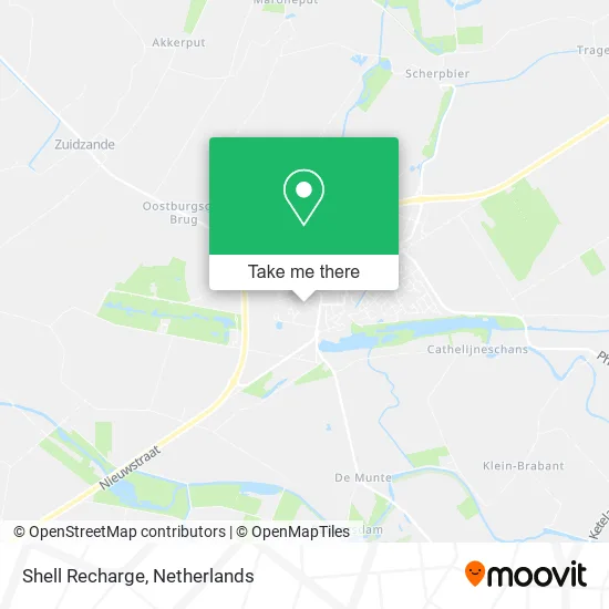 Shell Recharge map