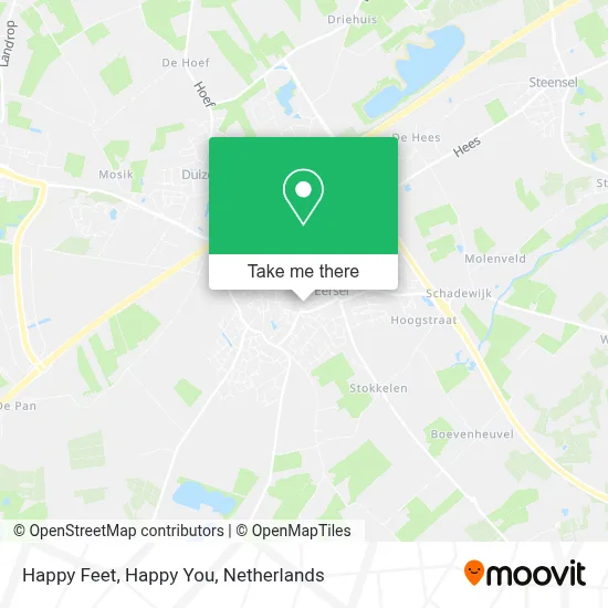 Happy Feet, Happy You map