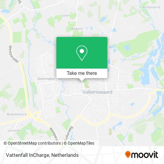 Vattenfall InCharge map