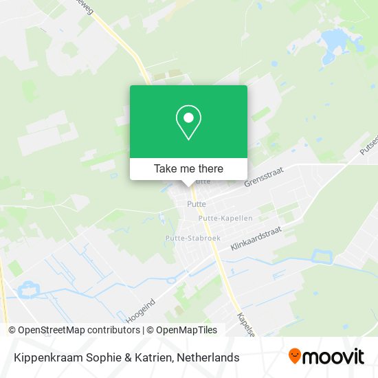 Kippenkraam Sophie & Katrien map