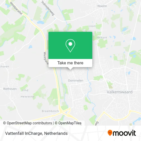 Vattenfall InCharge map