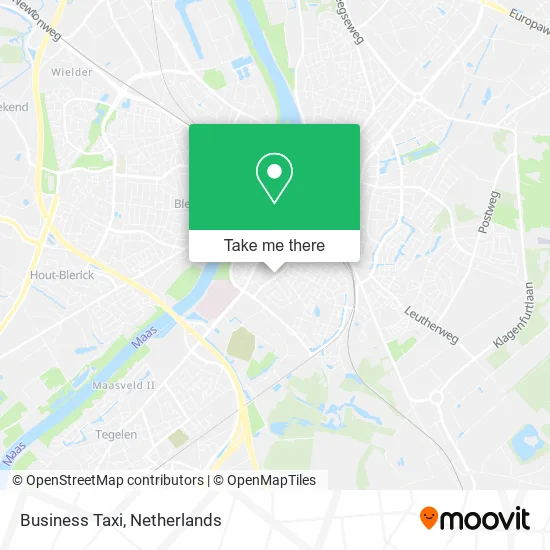 Business Taxi map