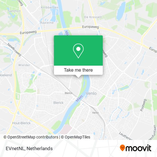 EVnetNL map