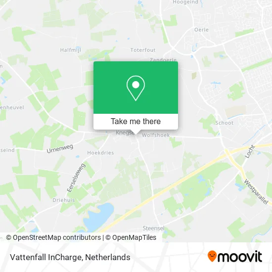 Vattenfall InCharge map